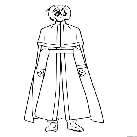 Anime Min Soo Akatsuki Coloring Page Turkau