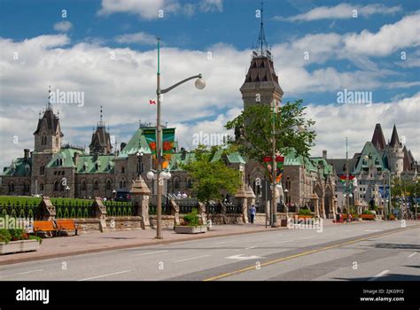 Parliament Building East Block And Wellington Street Ottawa Ontario