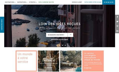 Cr Ation De Site Pour Agence De Voyage Tourisme Hotel Web Design