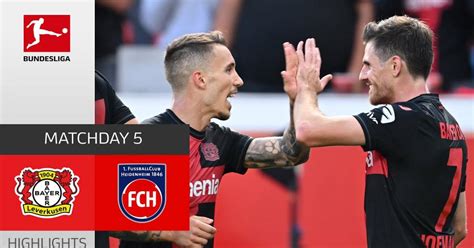 Resultados Bayer Leverkusen Heidenheim Jornada De Bundesliga