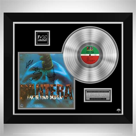 Pantera Far Beyond Driven Platinum Lp Limited Signature Edition