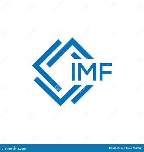 IMF Letter Logo Design On White Background. IMF Creative Circle Letter ...