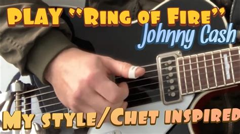 How To Play Ring Of Fire Guitar Solo Version Johnny Cash Adrian Whyte Youtube