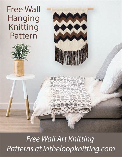 Wall Decor Knitting Patterns In The Loop Knitting