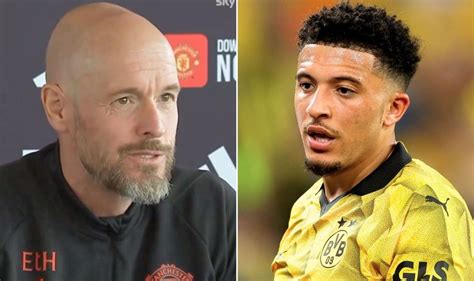 Jadon Sancho Erik Ten Hag Makes Feelings Clear On Man Utd After