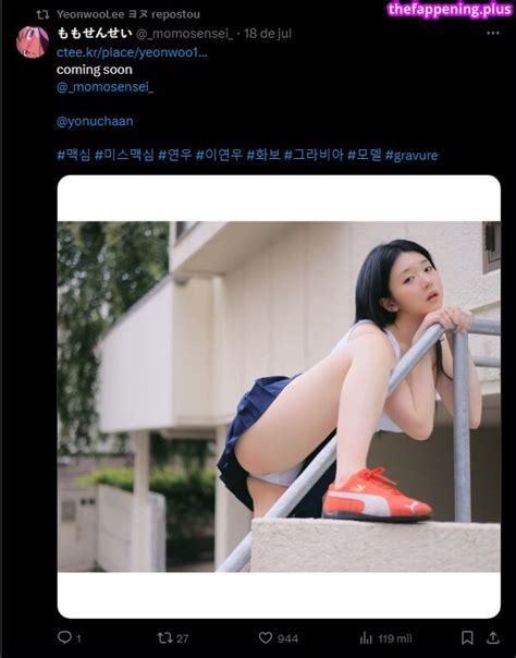 Lee Yeonwoo Nude Onlyfans Photo The Fappening Plus