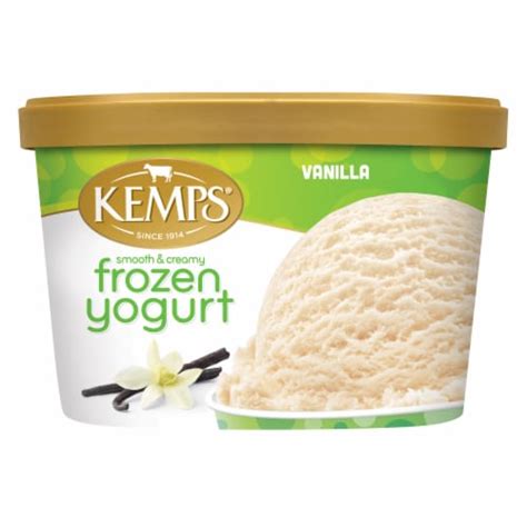 Kemps Smooth Creamy Vanilla Frozen Yogurt 48 Fl Oz QFC