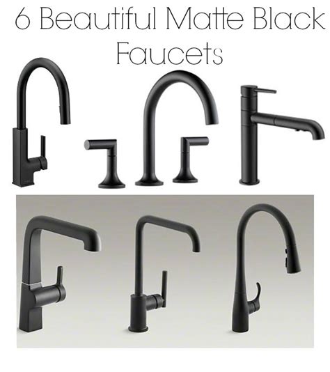 Matte Black Faucets - Brooklyn Berry Designs