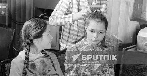 Valentina Gagarina With Her Daughters Elena And Galina Sputnik Mediabank