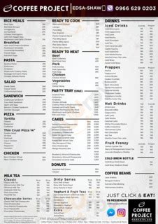 Coffee Project Manila 2587 Taft Avenue Menu And Prices