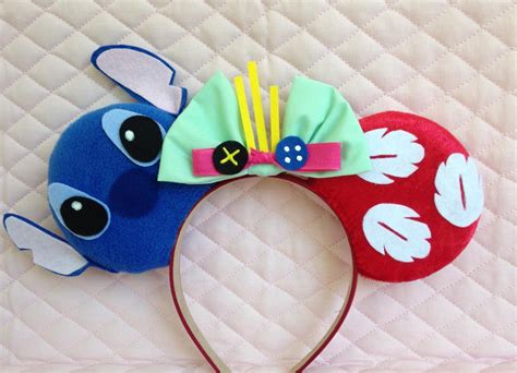 Lilo And Stitch Themed Mouse Ears Etsy