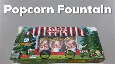 Popcorn Fountain Standard Firework Youtube