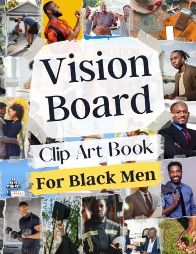 Vision Board Clip Art Book For Black Men Elements Vision Board