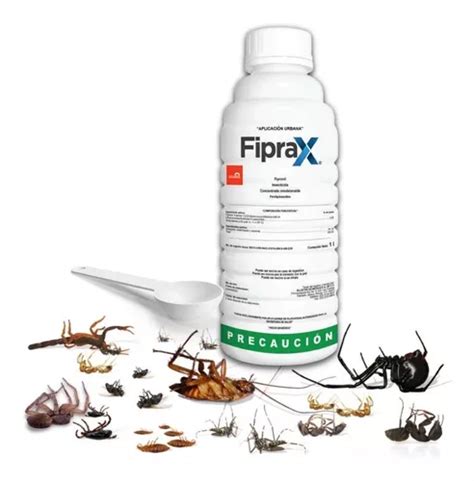 Insecticida Cucarachas Termitas Hormigas Alacran Fiprax 1 Lt