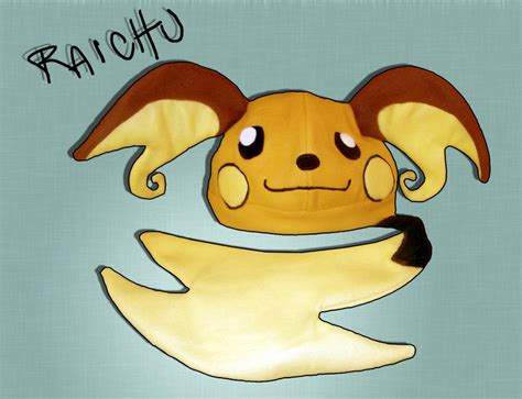 Pokemon Raichu Fleece Hat By Tentenswift On Deviantart