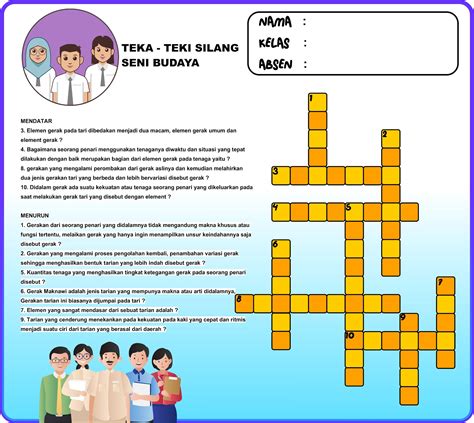 Teka Teki Silang Seni Rupa Beserta Jawabannya Hitungan Soal Riset