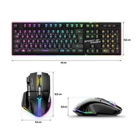 Pack Spirit Of Gamer Clavier Souris Ult Rgb Wireless