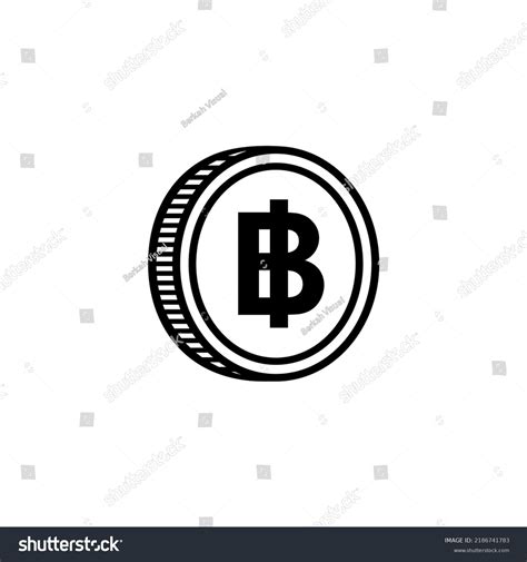 Thailand Currency Symbol Thai Baht Icon Stock Vector Royalty Free