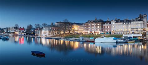 Richmond riverside at dusk