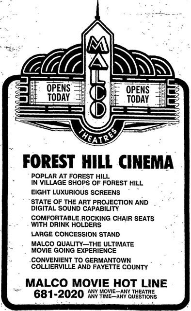 Forest Hill Cinema in Germantown, TN - Cinema Treasures