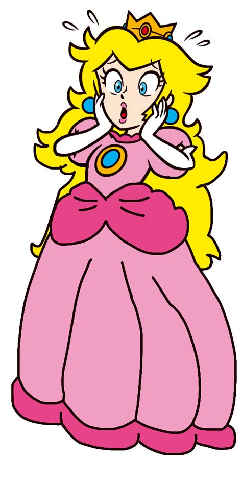 Super Mario: Scared Princess Peach 2D by alexiscurry on DeviantArt