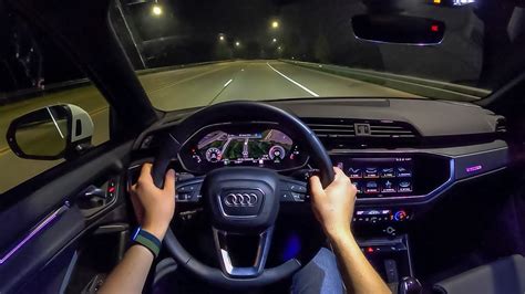 2022 Audi Q3 45 Pov Night Drive Binaural Audio Youtube