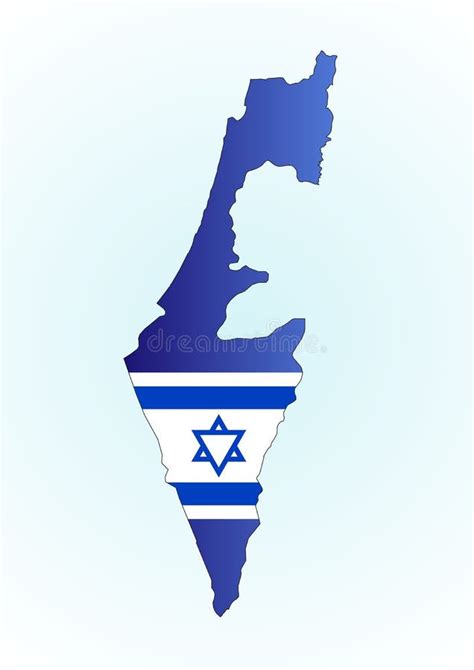 Map Israel And Flag Stock Vector Illustration Of Eastern 5622315