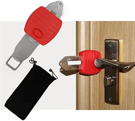 Addalock The Original Portable Door Lock For Travel And Home Security 1 Piece Door Latch Lock For