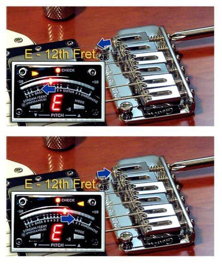 How To Adjust Intonation On An Electric Guitar Electric Guitar Manual