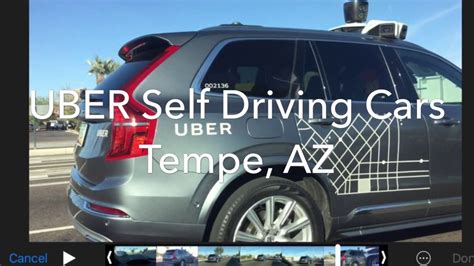 Uber Self Driving Cars In Tempe Youtube