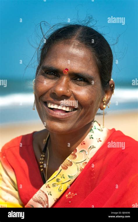 Local Beach Trader Calangute Goa India Stock Photo Alamy