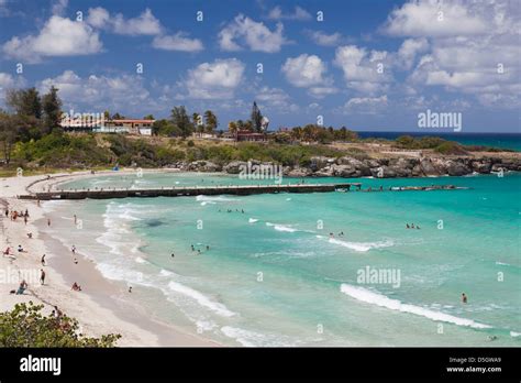 Cuba Havana Province Playas Del Este Playa Jibacoa Beach Stock Photo