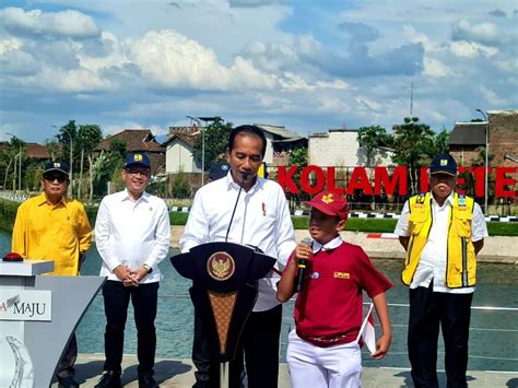 Presiden Jokowi Resmikan Tiga Proyek Pengendali Banjir Sungai Citarum