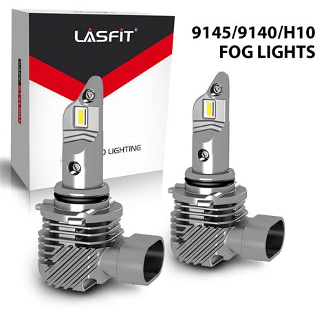 Lasfit H Led Fog Light Bulbs Upgraded Version Fanless Led