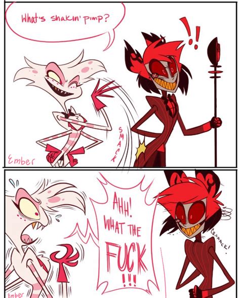 Alastor and Angeldust comic by EmbyBoBemby on DeviantArt