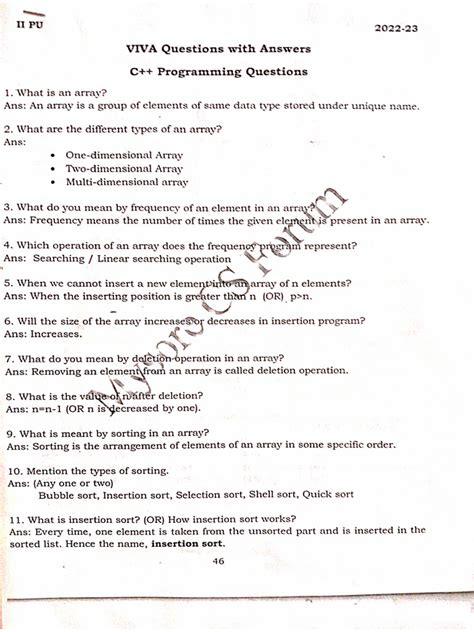 Cs Viva Question Pdf