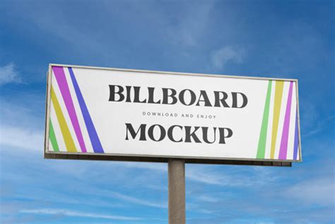 Free Big Square Billboard Mockup Mockupbee