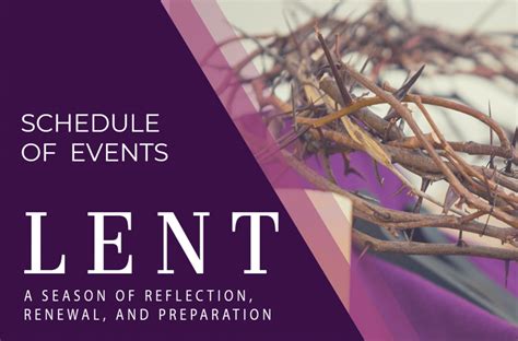 Lenten Schedule Events Box Saint Brigid Catholic Church