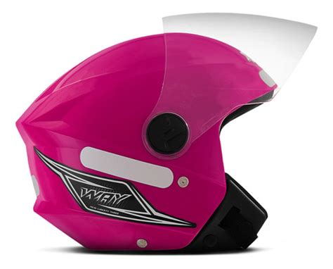 Capacetes Para Moto Feminino Aberto Mixs Way Barato E Bonito Frete grátis