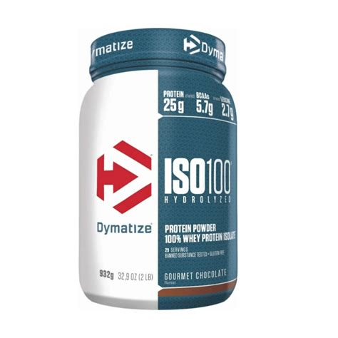 Суроватъчен протеин Dymatize ISO100, Хидролизиран, Изолат, вкус шоколад ...
