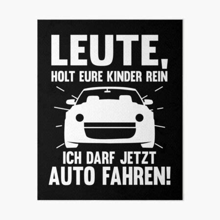 F Hrerschein Bestanden Spruch Geschenkidee Motiv Galeriedruck Von