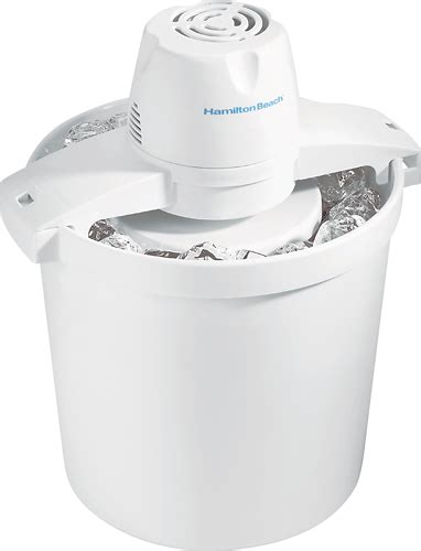 Best Buy Hamilton Beach Quart Ice Cream Maker White R