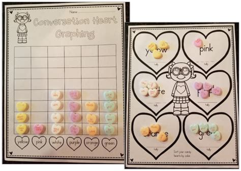 Candy Heart Activities For First Grade