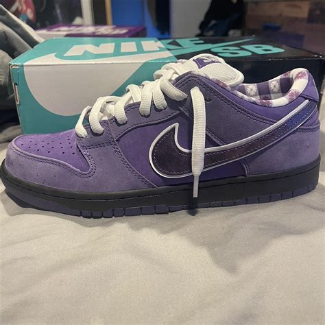 Nike Dunk Low Purple Lobsters Concept - Depop