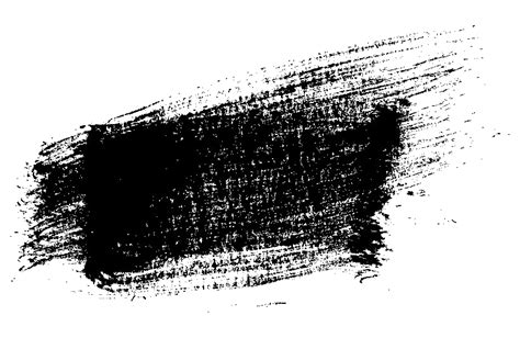 Black Brush Texture Paint Mark Artistic Stroke Textured Canvas Bold