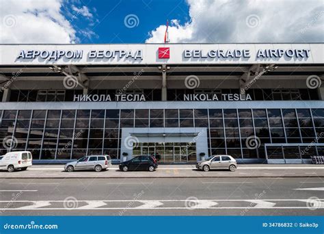 Nikola Tesla Airport, Belgrade, Serbia Editorial Photography - Image ...