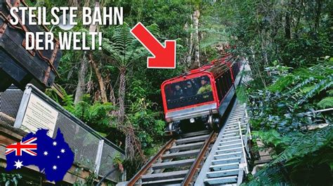 Wir Fahren Mit Der Steilsten Bahn Der Welt 046 Blue Mountains