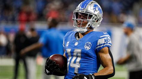 Detroit Lions Amon Ra St Brown Ruled Out Against Carolina Panthers