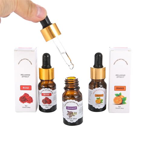 10ml Natural Flower Fruit Essential Oil Water Soluble Relieve Stress