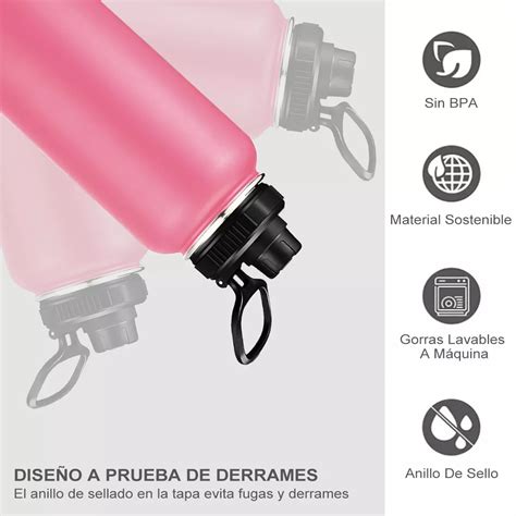 Termo De Acero Inoxidable Ml Eo Safe Imports Esi Rosa